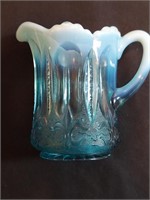 Fractured Jefferson Glass Creamer Meander Pattern