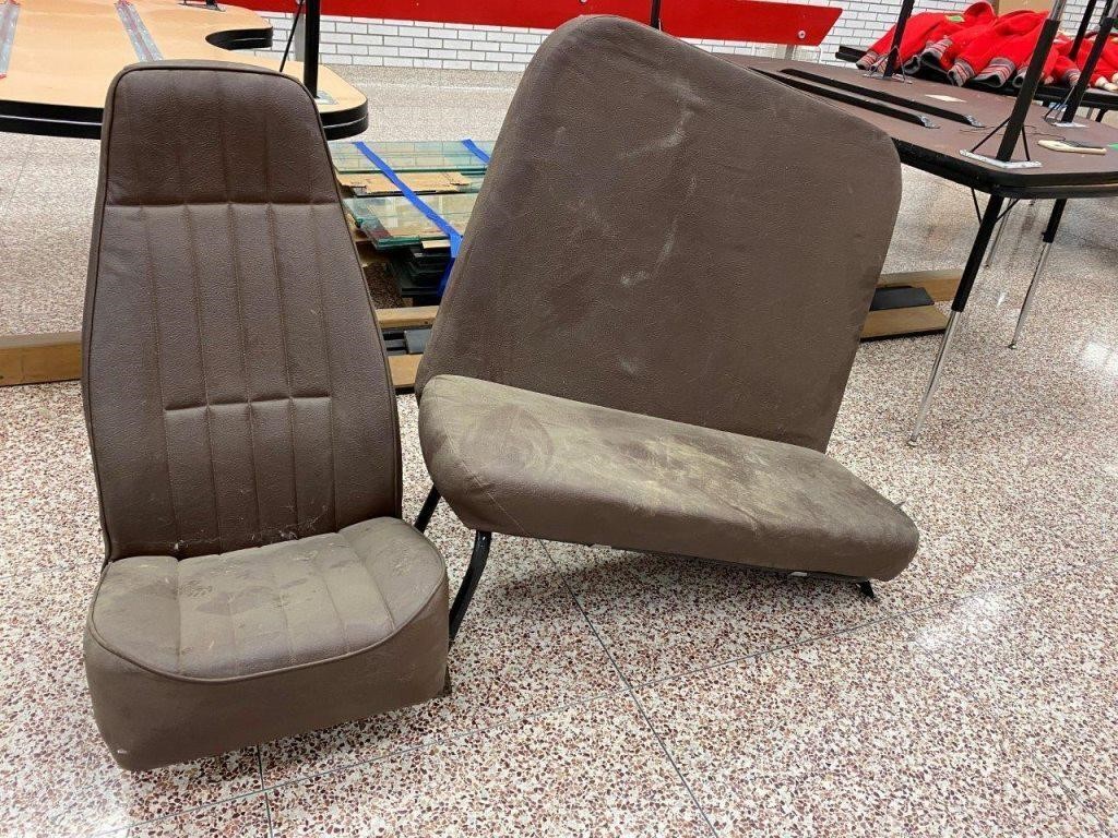 old bus seats