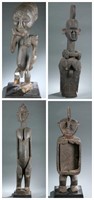 Four large West African style figures. 20th centur