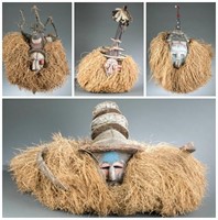 4 Yaka style masks, 20th century.