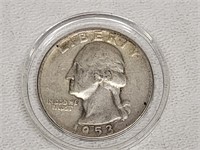 1952 Quarter  90% Silver