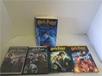 Lot of Harry Potter DVDs and Book Media