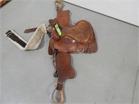 Leather saddle