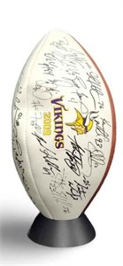 NFL Vikings 2009 Autographed Football