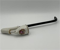 Ant porcelain long bow pipe