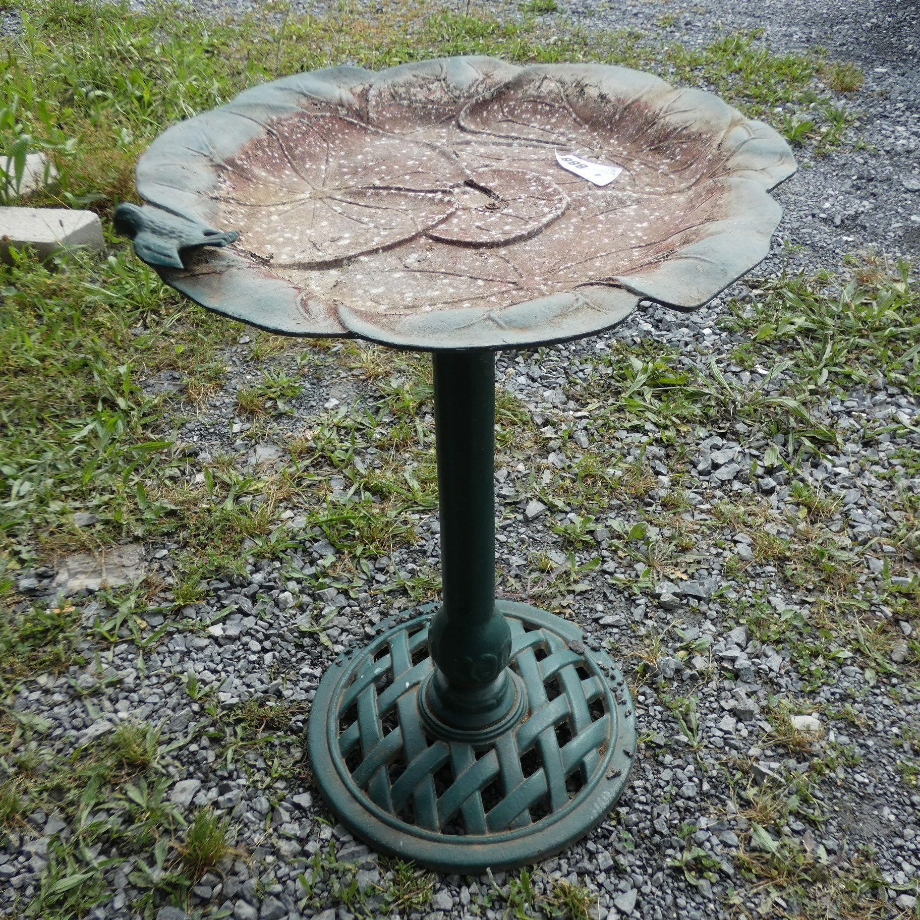 Wrought Iron Bird Bath