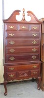 Queen Anne Style High Boy Dresser, "AS IS"