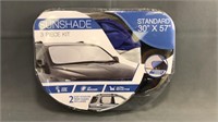 New Car Sunshade 3pc Kit 30in X 57in