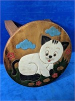 Handmade McIntosh "Kitten" stool made in Thailand