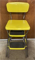 Vintage Cosco Stool Chair 34 1/4" tall, has a few