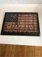 12 in x 17 in metal Farmall sign, new