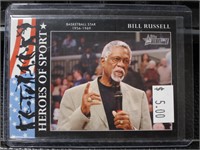 2009 TOPPS HERITAGE BILL RUSSELL HEROES SPORTS