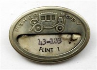 VINTAGE FISHER BODY EMPLOYEE BADGE