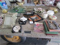BIG BOX OF PICTURES, PICTURE FRAMES,DECOR ITEMS