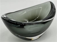 Vintage Orrefors Gray Bowl