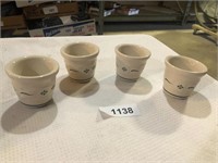 (4) Longaberger Pudding Cups
