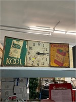 Vintage Cigarette Advertising Clock