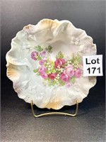 Antique Floral China Mold Bowl made in Germany