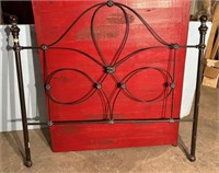 Modern Metal Traditional Style Queen Headboard