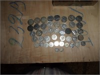 Silver can coins and others