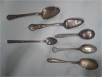 Variety of Plated Vintage Spoons