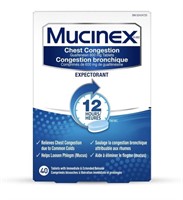 B/B 11/2023 40 count Mucinex Chest Congestion