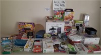 Table Full of New/Unused Items-Bring Boxes