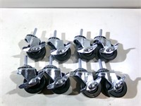 8 Locking Caster wheels