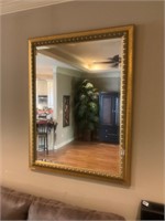 Large Gold Framed Mirror