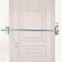 Security Door Bar Door Stopper  44in  Silver