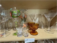 LOT OF MISC. GLASSWARE