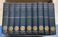 Books - Pepys Diary - volumes one through nine.