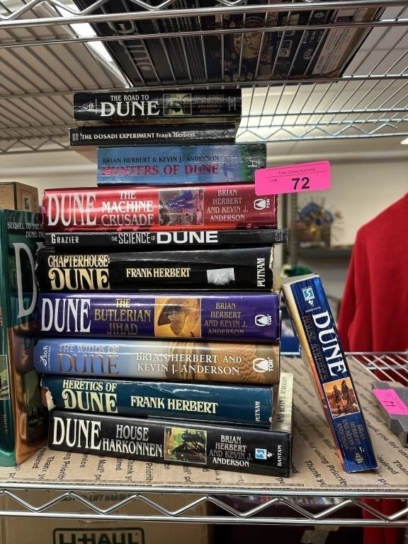 VERY LARGE LOT OF DUNE BOOKS