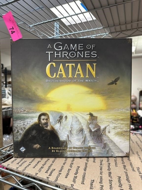 A GAME OF THRONES CATAN BOARD GAME