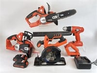 Black and Power Tools - Saw, Drill, and More