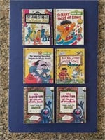 (6) Sesame Street Books Little Golden Books