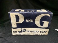 VINTAGE P & G WHITE NAPHTHA SOAP IN PKG