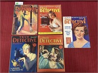 5 True Detective Mysteries Comics,