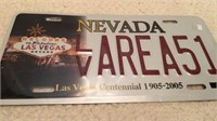 Nevada Area 51 License Plate- Sealed