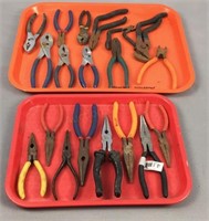 2x The Bid Trays Of Assorted Pliers