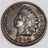 1892 Indian Head Penny High Grade