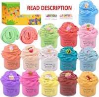 14 Pack Mini Butter Slime Kit  Scented  Non-Sticky