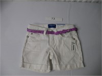 New Girls Arizona white jean shorts Size 5