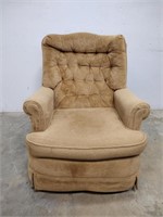 Vintage Tufted Swivel Rocker