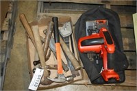 B&D 18V circular saw (no battery) hammers, misc