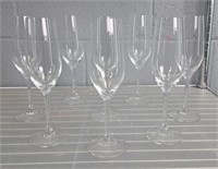 Lot Of 8 Riedel Champagne Flutes