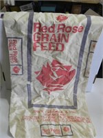 Red Rose Grain Feed sack