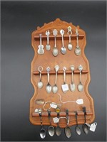 Collectible Spoon Holder w/ Spoons
