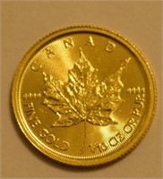 2015 Canadian Maple Leaf $5 Gold Coin