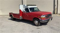 1993 Ford F-350 7.3L Flatbed Service Truck 2WD